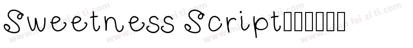 Sweetness Script字体转换